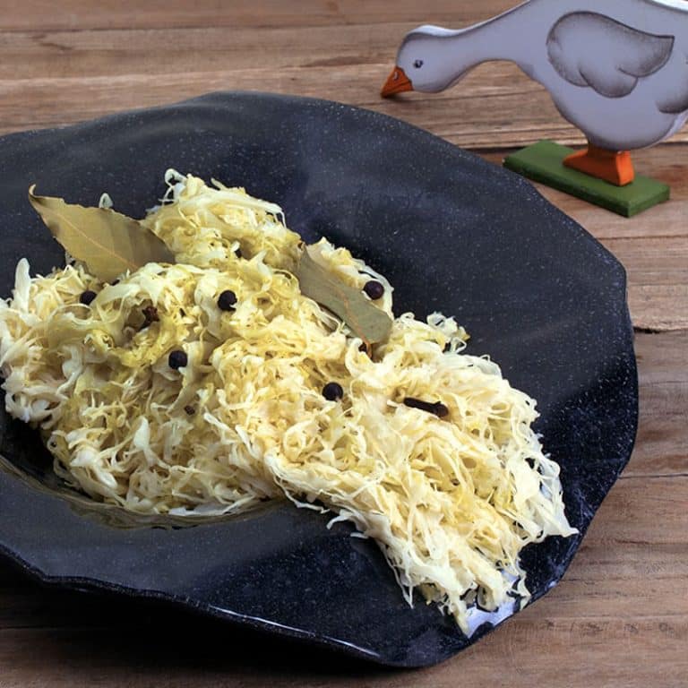 zuurkool met eendenvet