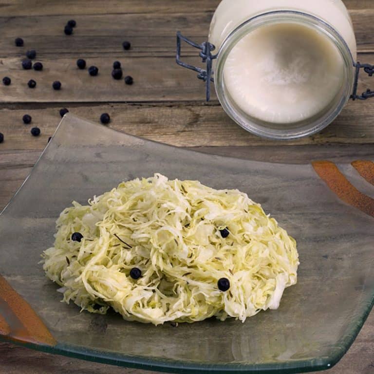 zuurkool met Riesling en reuzel
