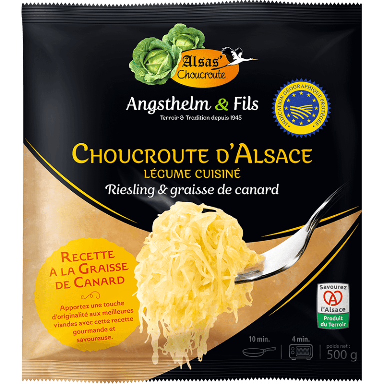 zuurkool met Riesling en eendenvet